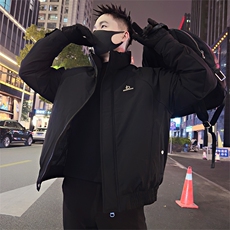 B55/P148控188冬季高级感加厚立领棉服痞帅百搭上衣休闲男装首1，男装棉衣，星座305B