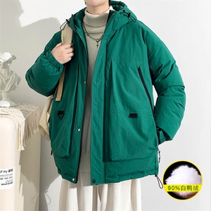 2023冬上新加绒加厚羽绒服百搭冲锋衣外套男女 8301-P220 控价318图片