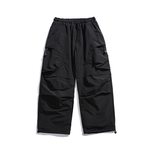 2025冬季新款男装日系宽松加绒加厚运动休闲棉裤束脚卫裤P968-F93图片