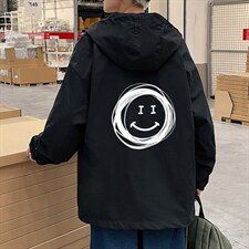 ！春秋新款港风休闲连帽夹克男宽松外套男装DJK265-P45,男装夹克,电商B371