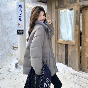 新品 韩系撞色加厚保暖羽绒服 2C236 9011 P285 K388图片