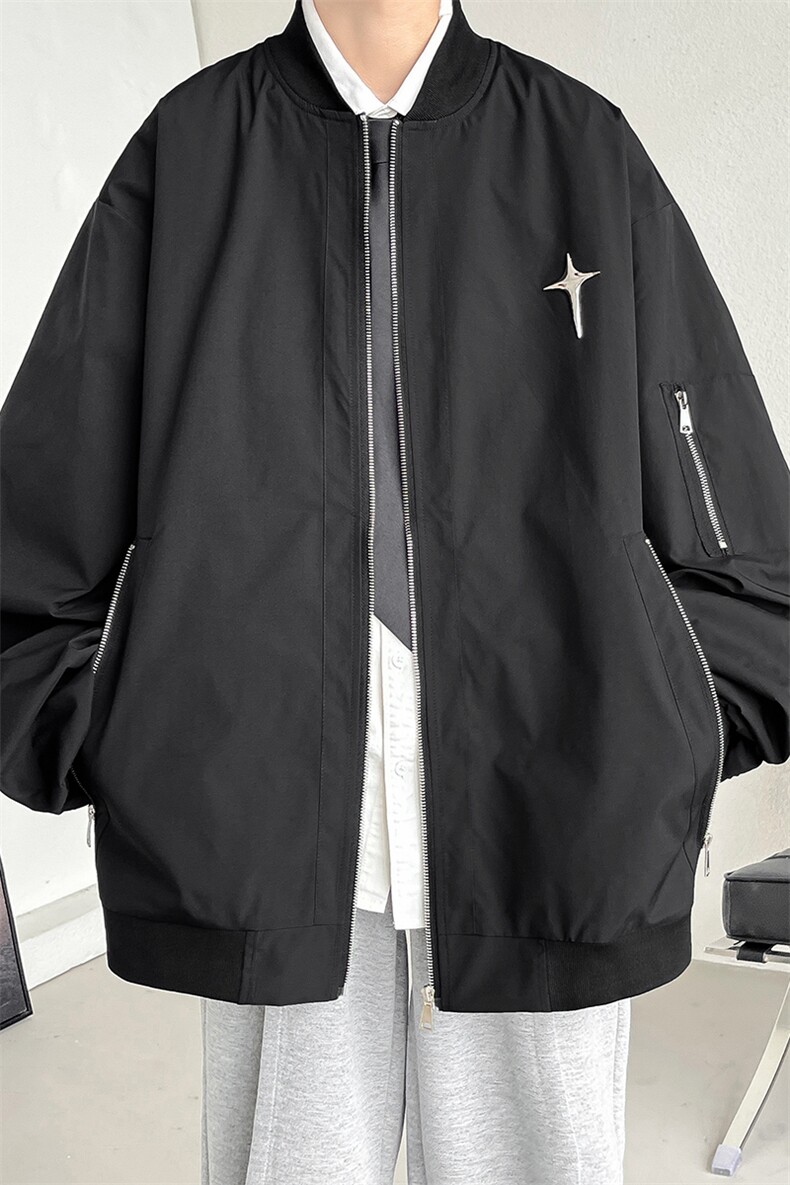 JK8103/P68春装新品立领夹克男外套棒球服防水大码潮男工装上衣,男装夹克,电商A141