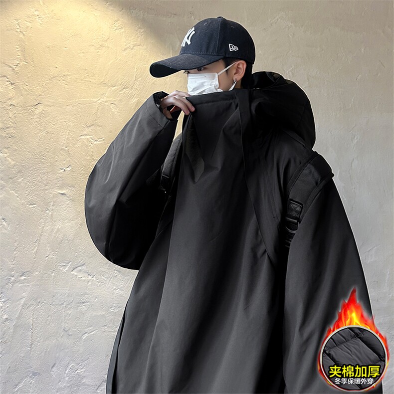 防风防水！棉衣男冬季防水冲锋衣男连帽棉服棉袄外套CP22JM-P100,男装夹克,电商B371