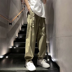新款休闲裤男夏季微弹纯色运动裤长裤宽松型潮时尚潮牌 KK109-P40图片