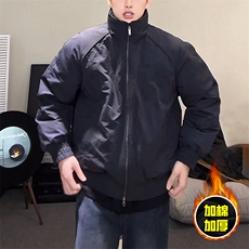 现货美式高街休闲棉衣夹克三防立领纯色户外工装加厚棉服外套，男装夹克，电商A486