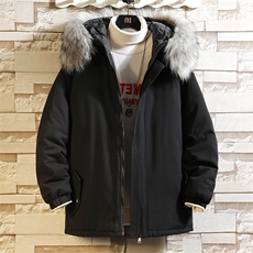 MM48099-P130冬季大毛领衣男士大码加厚袄男服砖墙，男装棉衣，电商A040A