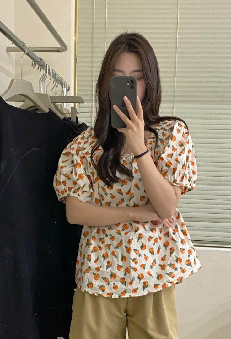 夏季新款花色拉肩小衫推荐，其它，唇蔻