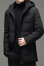 白鸭绒羽绒服男新款21冬装连帽羽绒服休闲外套上衣男DD21717-P360，男装羽绒服，电商B212（原钱塘6029）