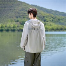 UPF50+有报告凉感轻薄透气宽松大码潮流防晒服DQC659-P48，男装防晒衣，电商B306