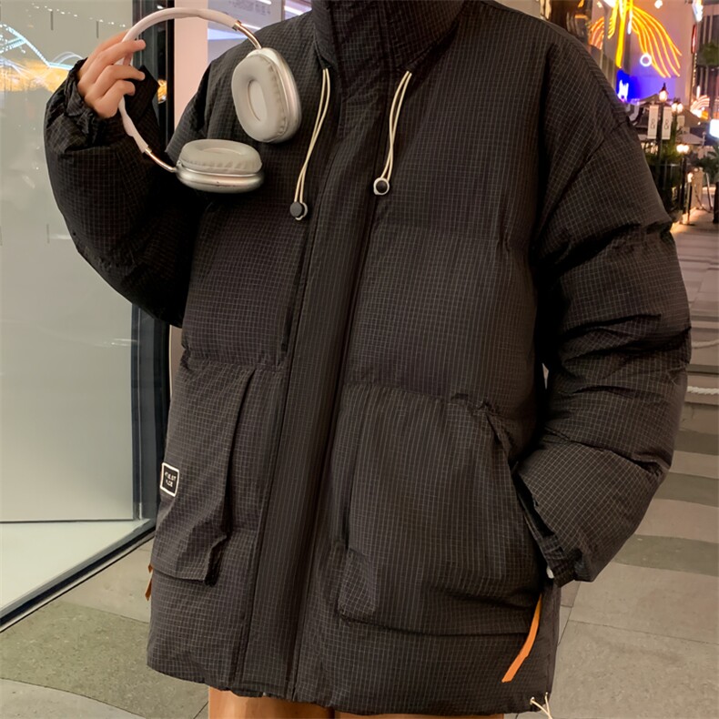M2360-P105L-9XL冬季oversize大码面包服立领宽松棉衣外套,男装棉衣,星座109