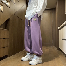 控价69简约潮流韩版纯色休闲裤宽松大码长裤K80021P-35，男装休闲裤，电商A128
