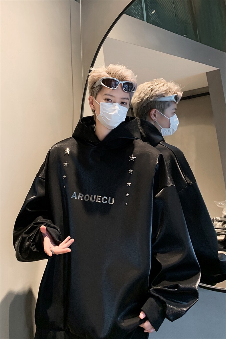 2025秋季重磅卫衣男小众设计感高街连帽衫外套XZ514-2-24226-P78,女装短外套,星座514-2(原B239)