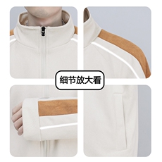 2025秋季新款麂皮绒外套男士复古翻领夹克618A-WT730-P70，男装夹克，星座914-4