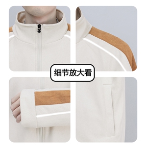 2025秋季新款麂皮绒外套男士复古翻领夹克618A-WT730-P70图片