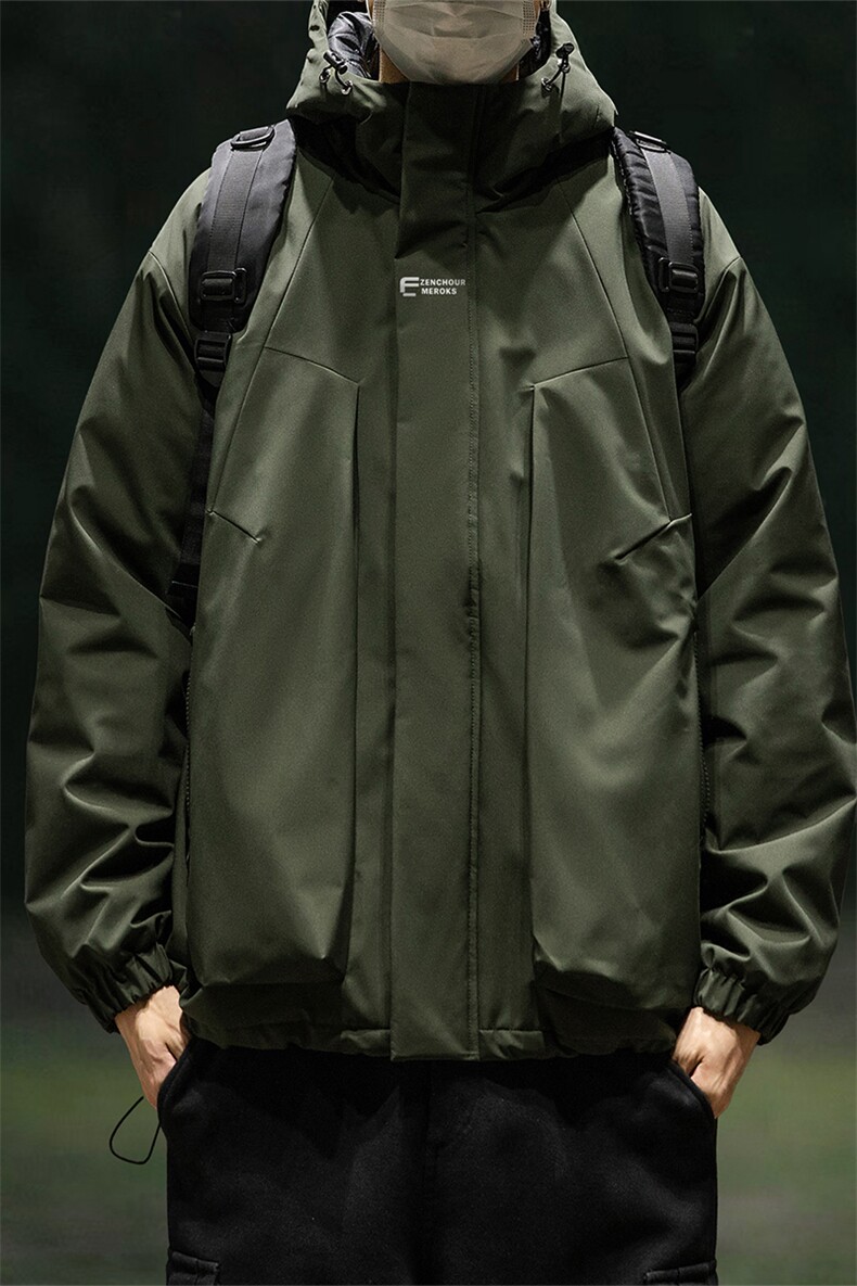 户外防水棉服DT2251-TP110控价158冬季防水棉衣字母印花外套男,男装棉衣,电商A102-1
