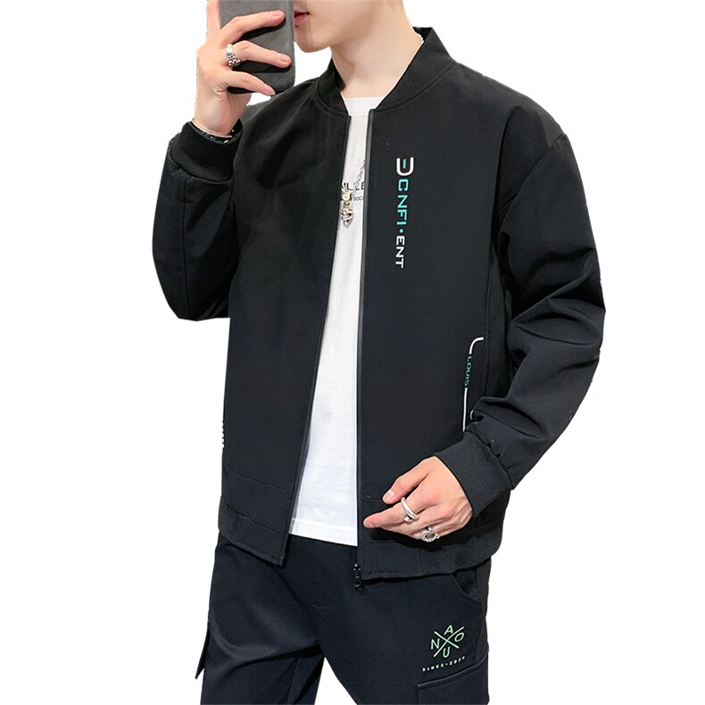 数据好高品质秋装青春版男装棒球领休闲夹克时尚男外套B303,男装夹克,星座301D(原星座1004-8）