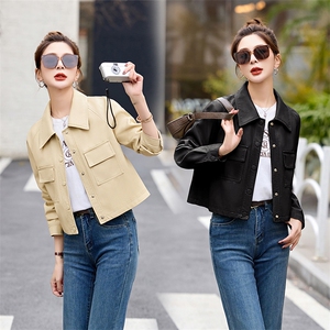 2026年春季新款女装女士精品皮衣图片