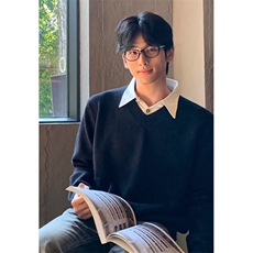 老钱风灰色假两件衬衫领针织衫男秋冬休闲V领毛衣内搭M8819，男装针织衫/毛衣，星座1116A（原606A-3）