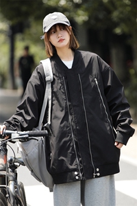 大码加绒加厚棒球领冲锋衣夹克男女同款外套A406 A220  特P85图片