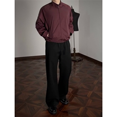 网图~老钱风cleanfit直筒合身垂感休闲裤西裤CK750/特P45，男装西裤，电商B350