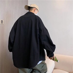 长袖衬衫春款男港风潮流C725P32,男装衬衫,星座1116-2