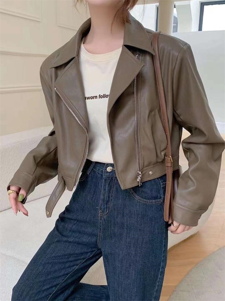 皮衣，女装皮衣，卡薇尔