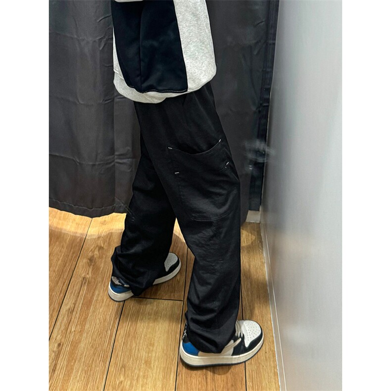 港风大码宽松休闲裤长裤直筒裤工装裤A014-DY25090-P45控68,男装休闲裤,电商A014
