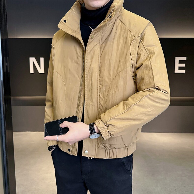 M-3XL B353 8610 P205 卡其2025冬羽绒服【标50控活动价298】图片