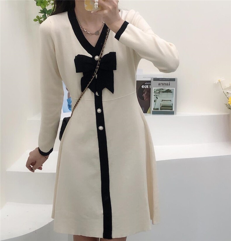 兔绒包蕊纱连衣裙，女装连衣裙，梦由