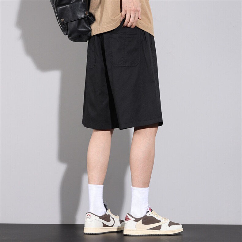 2025新款莱赛尔天丝休闲短裤男夏薄款宽松凉感五分裤DK2505-P35,男装牛仔裤,星座610（原A335）