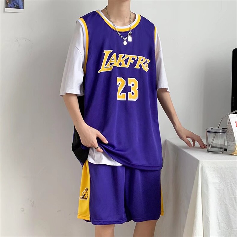 男潮流休闲套装宽松套装华篮球服TZ727P36图片
