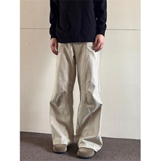 美式vintage水洗工装裤男女小众设计宽松直筒休闲裤WLA2155-P55，男装工装外套，星座1008