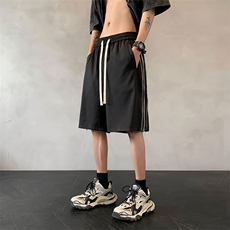 重磅美式高街短裤男夏季潮牌侧边拉链休闲中裤XZ211-1-K2328-P45，男装牛仔裤，星座211-1