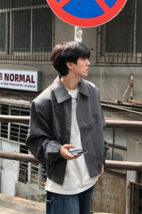 特P88无差价新款百搭拉链春秋时尚夹克外套-HJ5702 港风街头图片