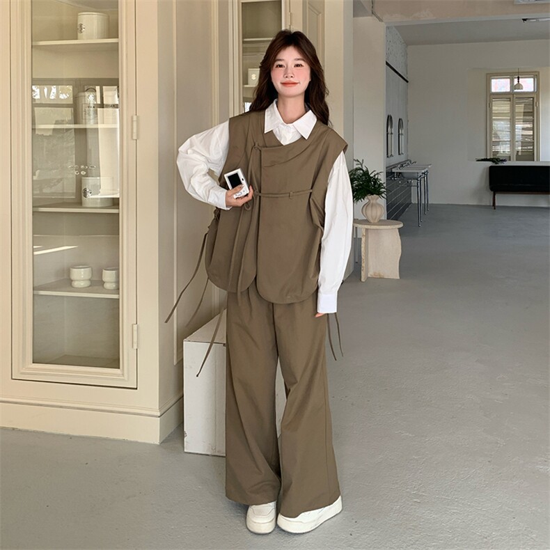 2025年春季新款马甲套装,女装套装/套裙,浙宝069