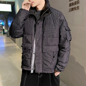 男士中青年商务休闲羽绒服冬季新款时尚潮流上衣厚款保暖男装外套图片