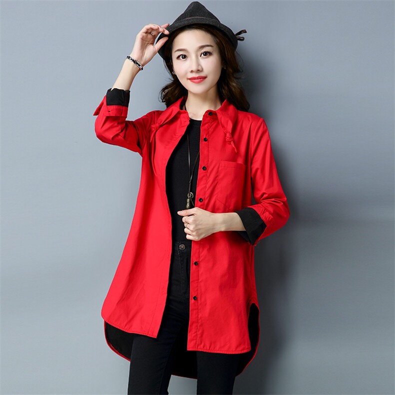 长袖中长款直筒2025年冬季排多扣立领纯色加绒衬衫韩版百搭休闲，女装衬衫，风姿绰