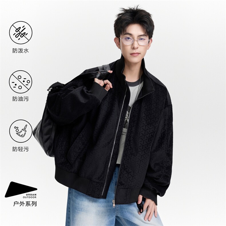 得物二开简约经典休闲百搭潮夹克外套男2025秋季新款JK1229-P88,男装夹克,星座1103-3