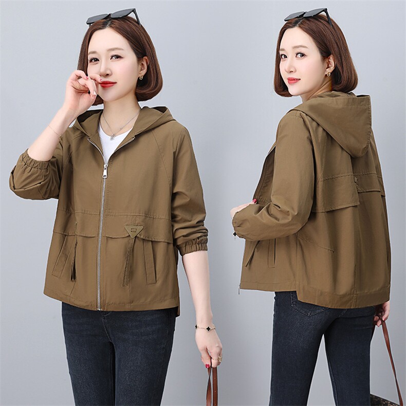 短款外套女2024新款秋季小个子薄款妈妈春秋休闲外套，女装短外套，玛其路