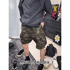 W10087-P38网图现货夏季迷彩运动五分裤宽松速干休闲工装短裤，男装牛仔裤，星座1608-2