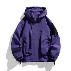 春季新款现货三防户外夹克男连帽冲锋衣外套DSA157B-J111-特P60，男装夹克，电商A157B