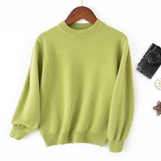 时尚儿童羊毛圆领针织衫简约百搭保暖毛衣，童装儿童羊毛衫，驼铃羊绒