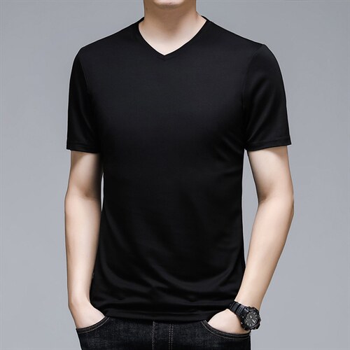 2024年夏新款高端时尚男士T恤P35，男装T恤，电商D223-1