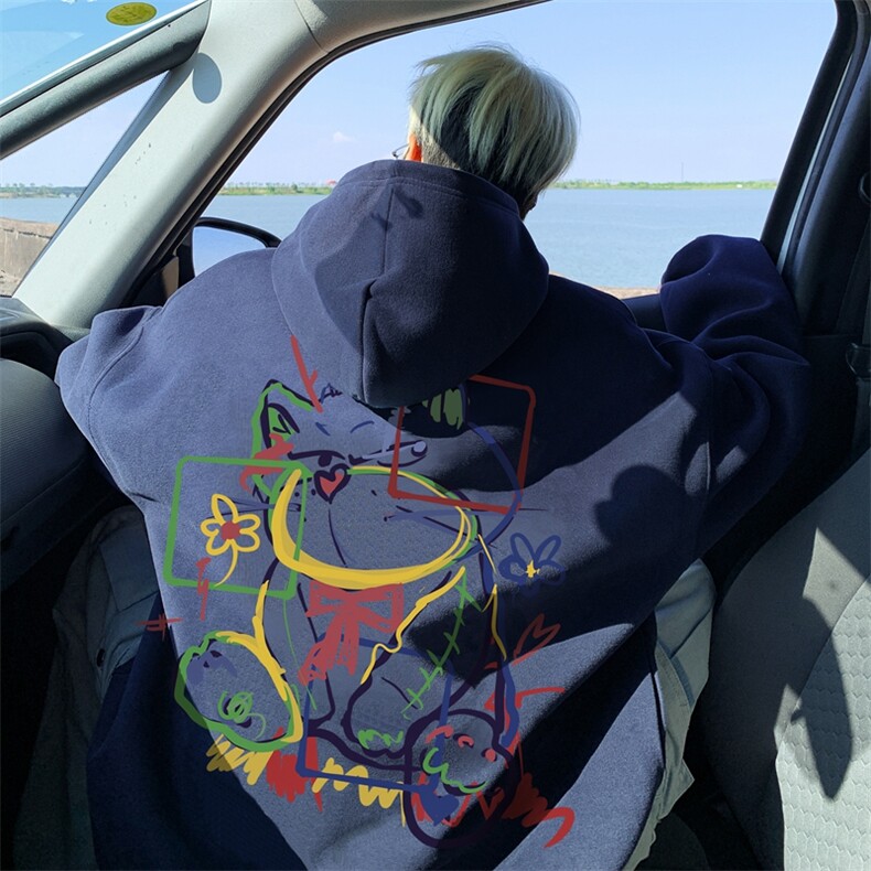 直播460克超厚潮牌重磅纯色连帽卫衣力推男XZ517A-2-WY8841-P68,男装卫衣,星座517A-2