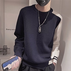 1506A/GYM1410/P48针织衫男孩线衣纯色打底衫，男装T恤，星座1506A