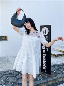 2022年，夏季连衣裙，设计师品牌，,女装连衣裙,非布可衣