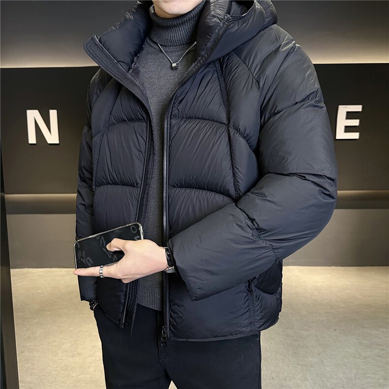 带报告标50白鸭绒高充绒量泡芙男装羽绒服C317-Y8856-P295图片