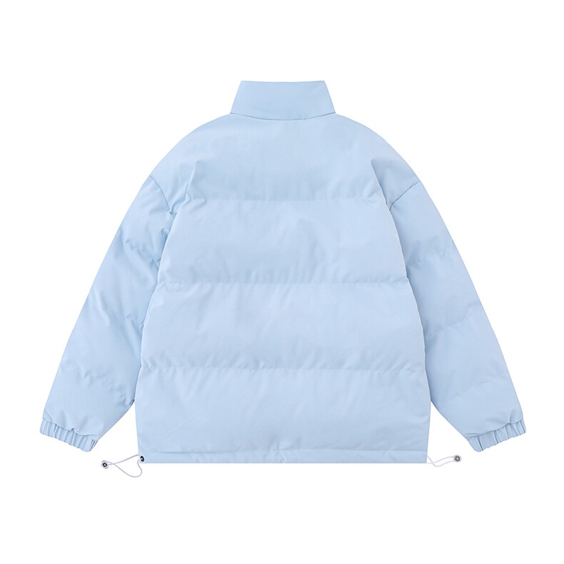 白底23冬季时尚百搭字母印花美式棉服外套MY62063P85控118,男装棉衣,电商A268-1