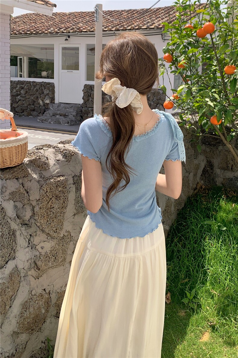 【现货新款】短袖针织上衣流光半身裙两件套2C353/8673/P165/K248,女装套装/套裙,2C353
