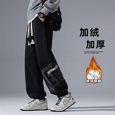2025HK24768加绒灰墙大码菠萝格印花卫裤M-5XHK24902-P50，男装休闲裤，电商A022